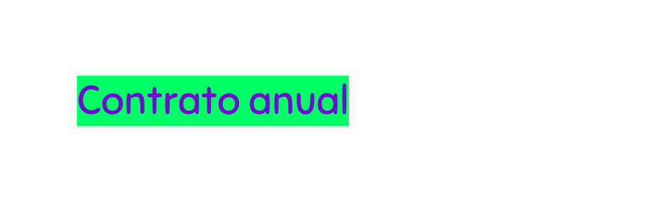 Contrato anual